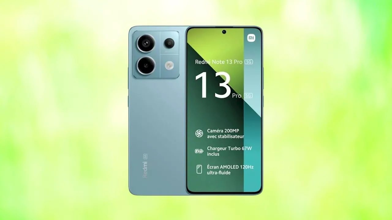 Prix irrésistible sur le Redmi Note 13 Pro chez Cdiscount