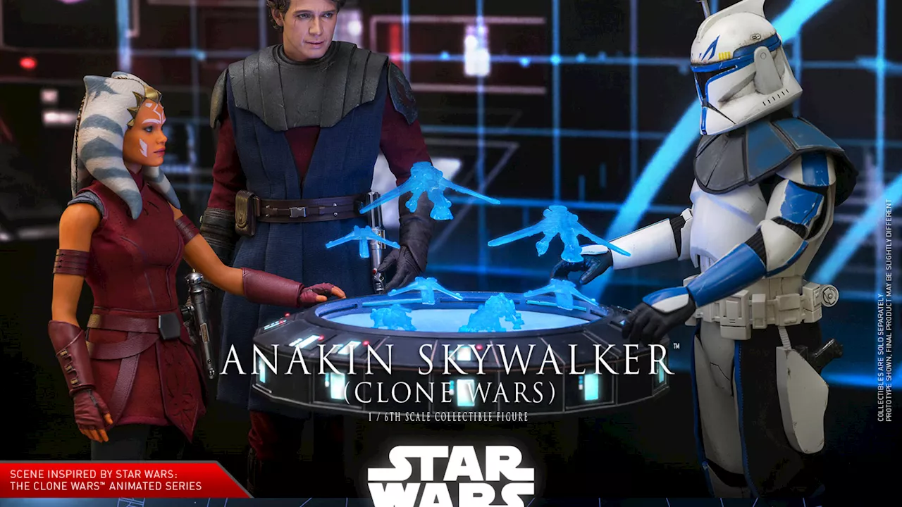 Hot Toys Debuts New Star Wars: Ahsoka Figure with Clone Wars Anakin