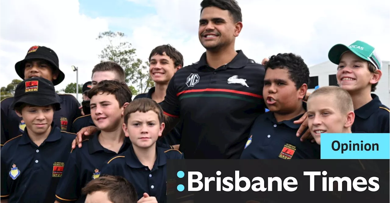 The moment Latrell Mitchell stopped the NSW premier in his tracks