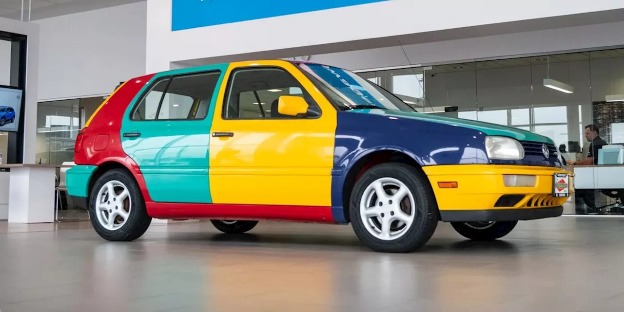 1996 Volkswagen Golf Harlequin Is Today's Colorful BaT Find