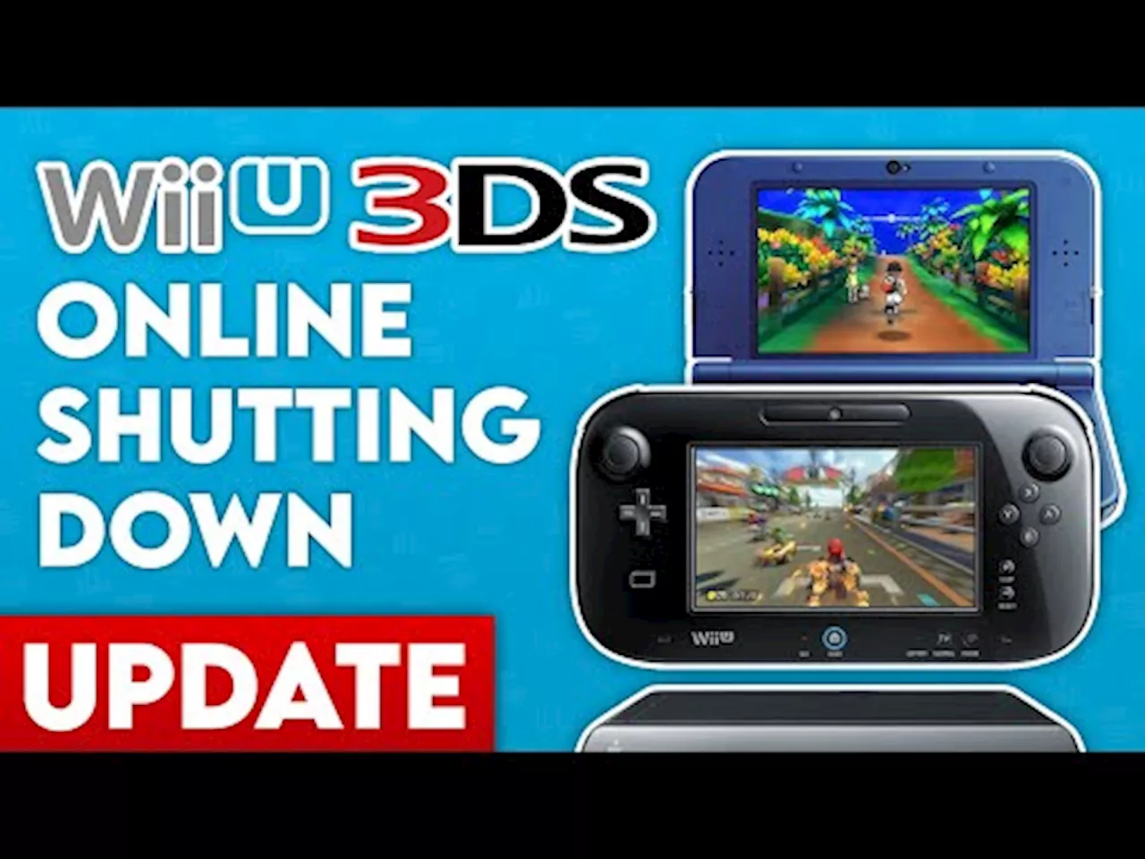 Nintendo stänger ner onlinetjänsterna för Wii U och 3DS