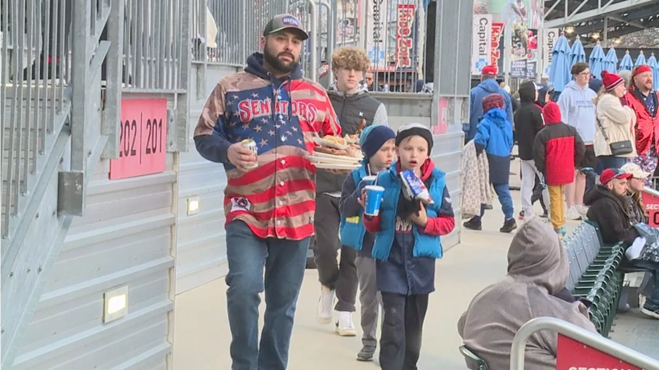 Cold weather doesn't 'ice' fan excitement for Harrisburg Senators season opener