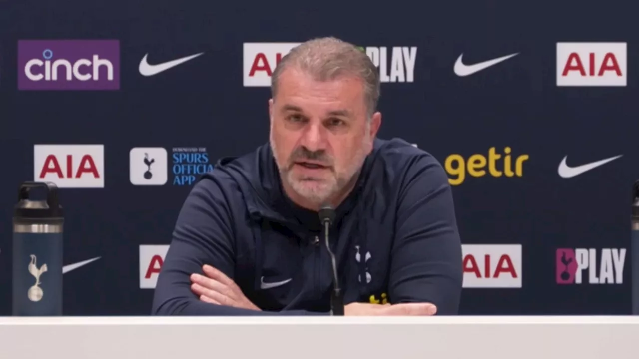 ‘See, you’re dragging me down’: Ange claps back at journo amid Spurs transfer doubts