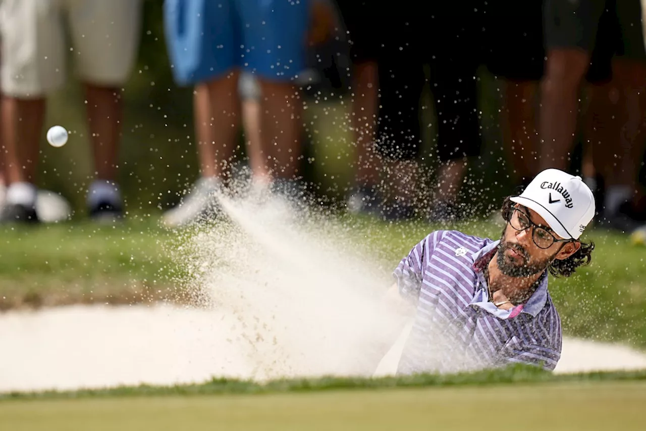 Akshay Bhatia stretches lead to five shots at windy Texas Open