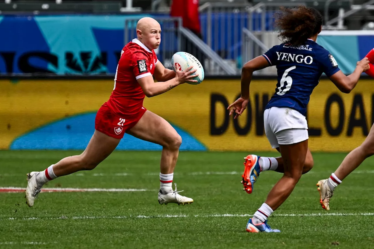 Canadian women win three straight to finish first in their group at Hong Kong Sevens