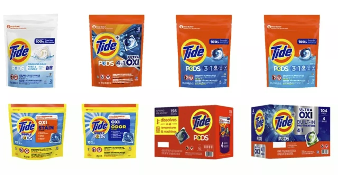 P&G recalls 8.2 million bags of Tide, Gain and other laundry detergents in U.S., Canada over packaging defect