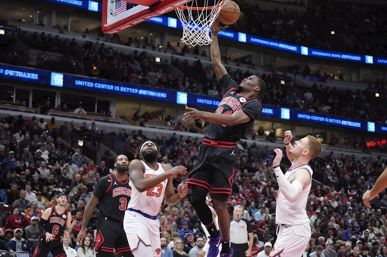 Javonte Green's Double-Double Leads Chicago Bulls to Victory Against New York Knicks