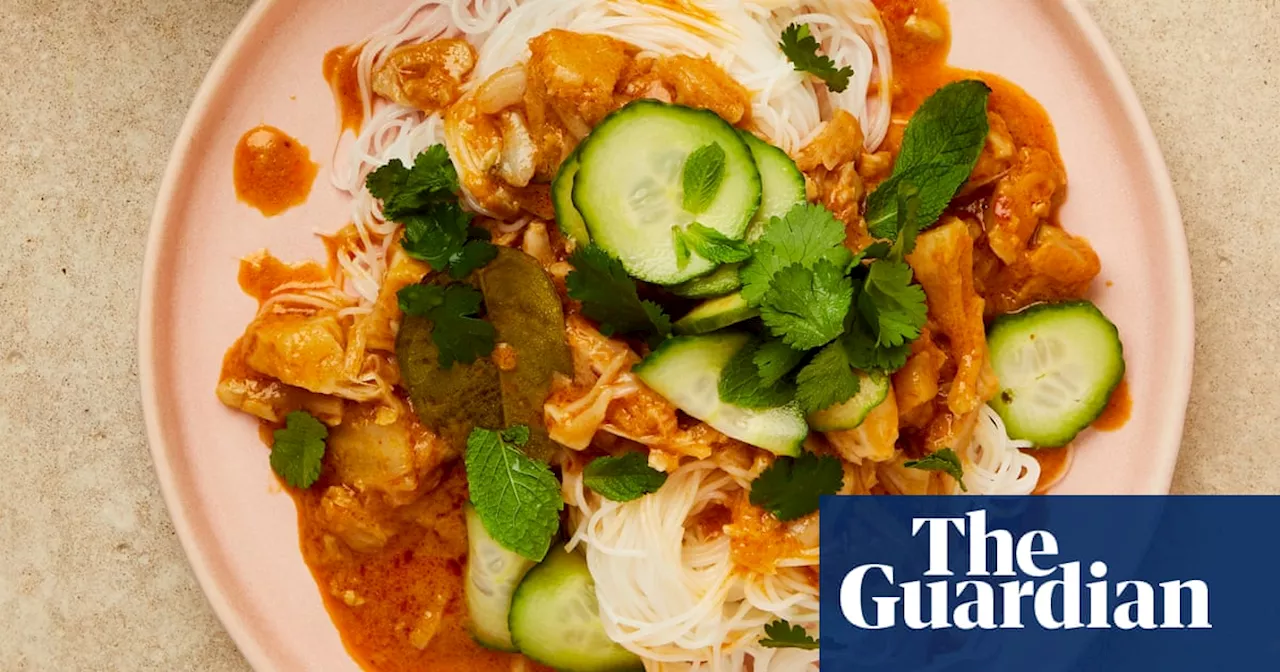 Meera Sodha’s vegan recipe for jackfruit khanom chin, or Thai red curry noodles