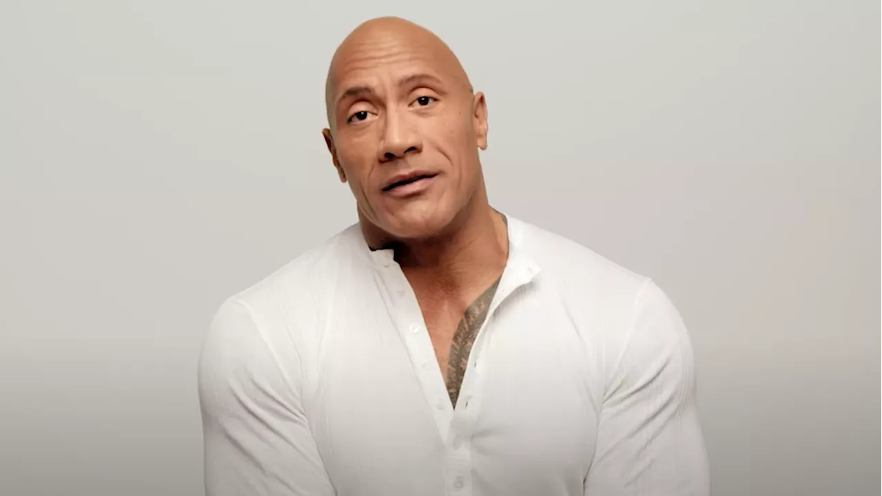 Glatzköpfiger 'The Rock' wirbt für Haarpflege-Produkte