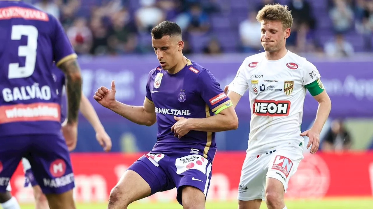 Remis zwischen Austria Wien und Austria Lustenau