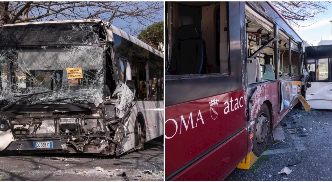 Incidente tra autobus a Roma, l'autista negativo ai test: «Mi è scivolato il freno». La ricostruzione dello sc