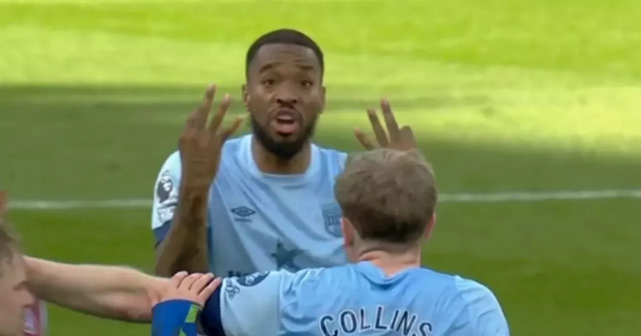 Nathan Collins involved in altercation with teammate after Brentford's draw