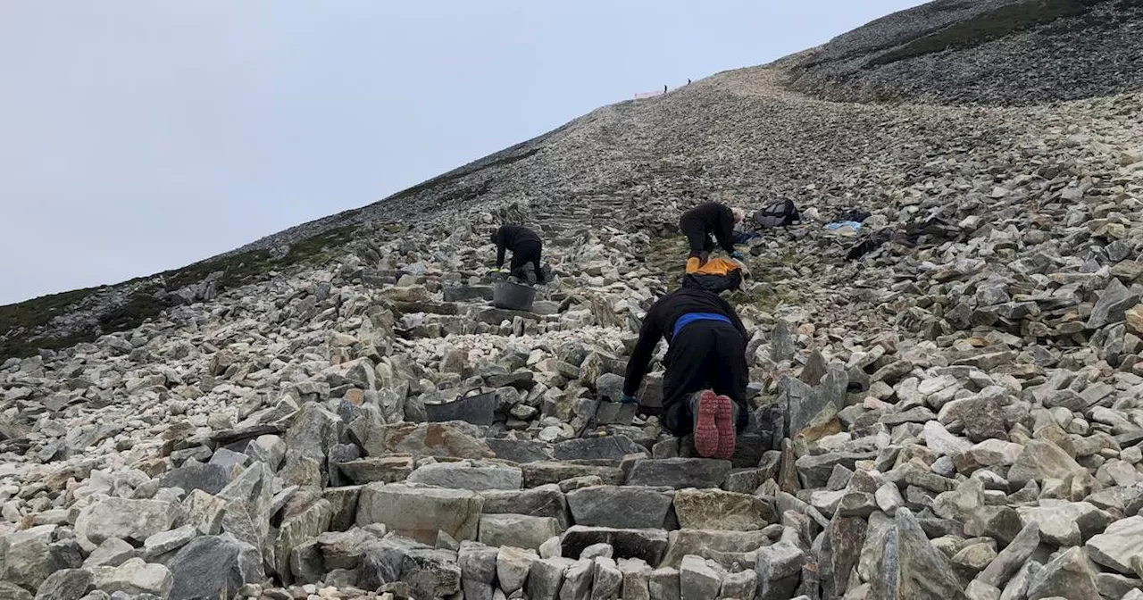 Newly Restored Pathway Leads Pilgrims and Climbers Safely to Summit of Co Mayo Holy Mountain