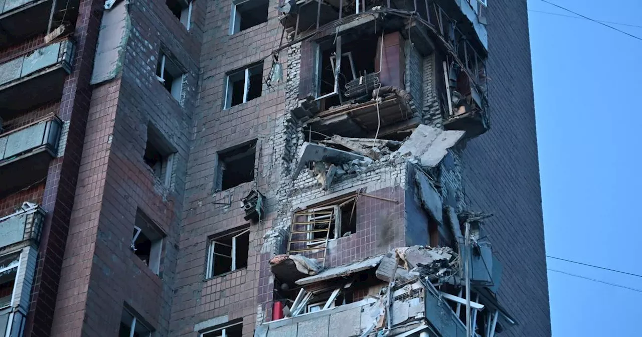 Six dead and 10 injured after Russian strike on Kharkiv, Ukrainian officials say