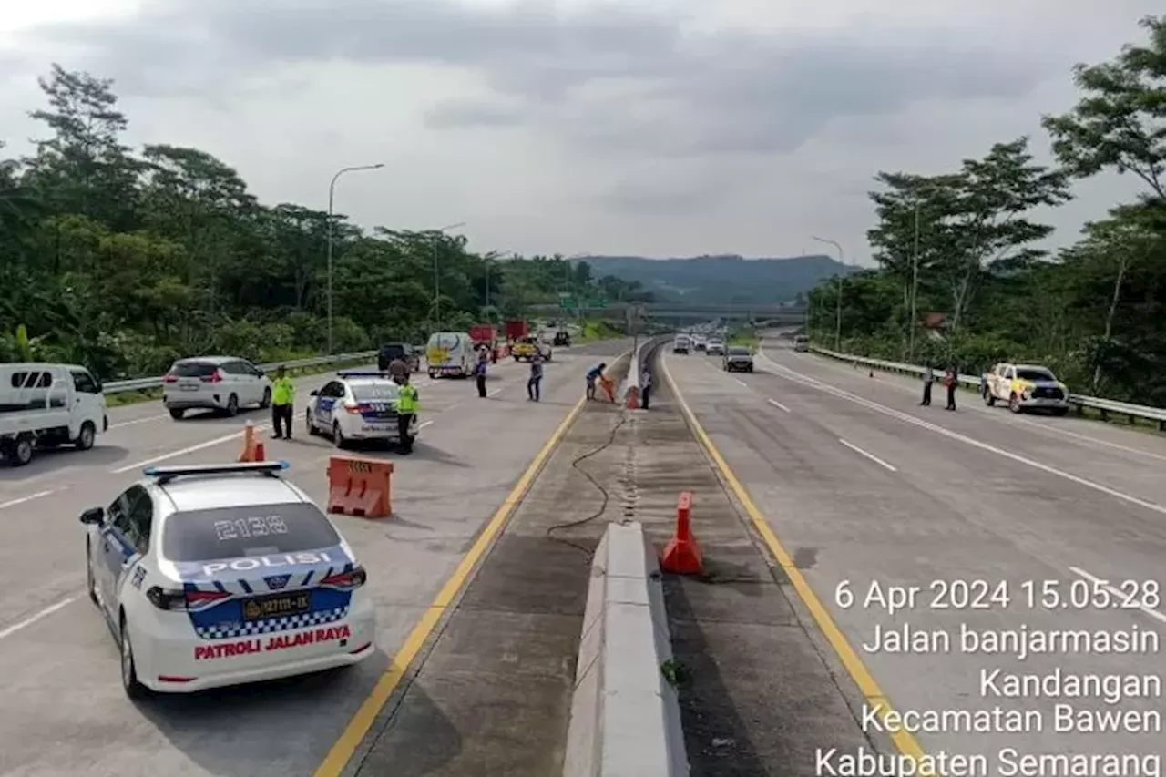 Arah Trans Jawa Padat, Jasamarga Transjawa Tol Berlakukan One Way Lokal KM 414 sampai KM 442