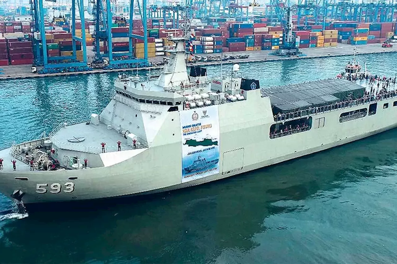 KRI Banda Aceh-593 Menuju Surabaya