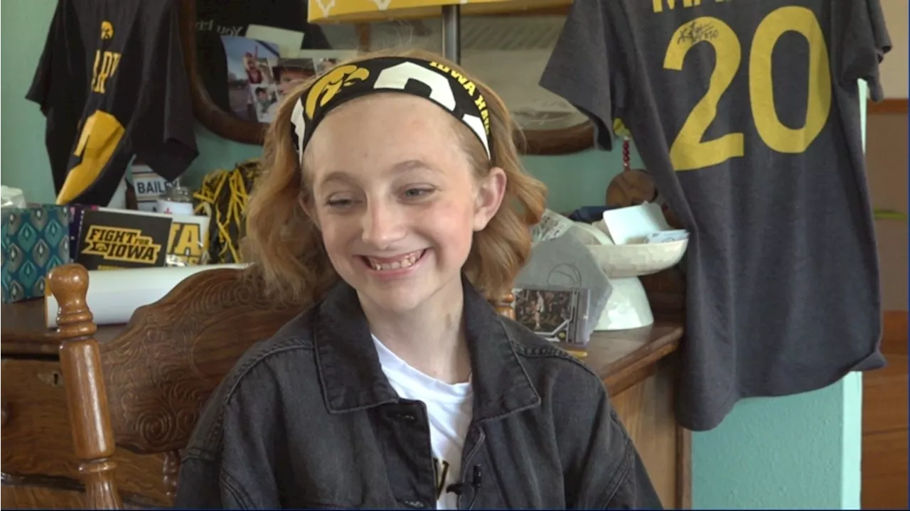 Iowa women's basketball team leaves a lasting impact on Iowa girl battling cancer