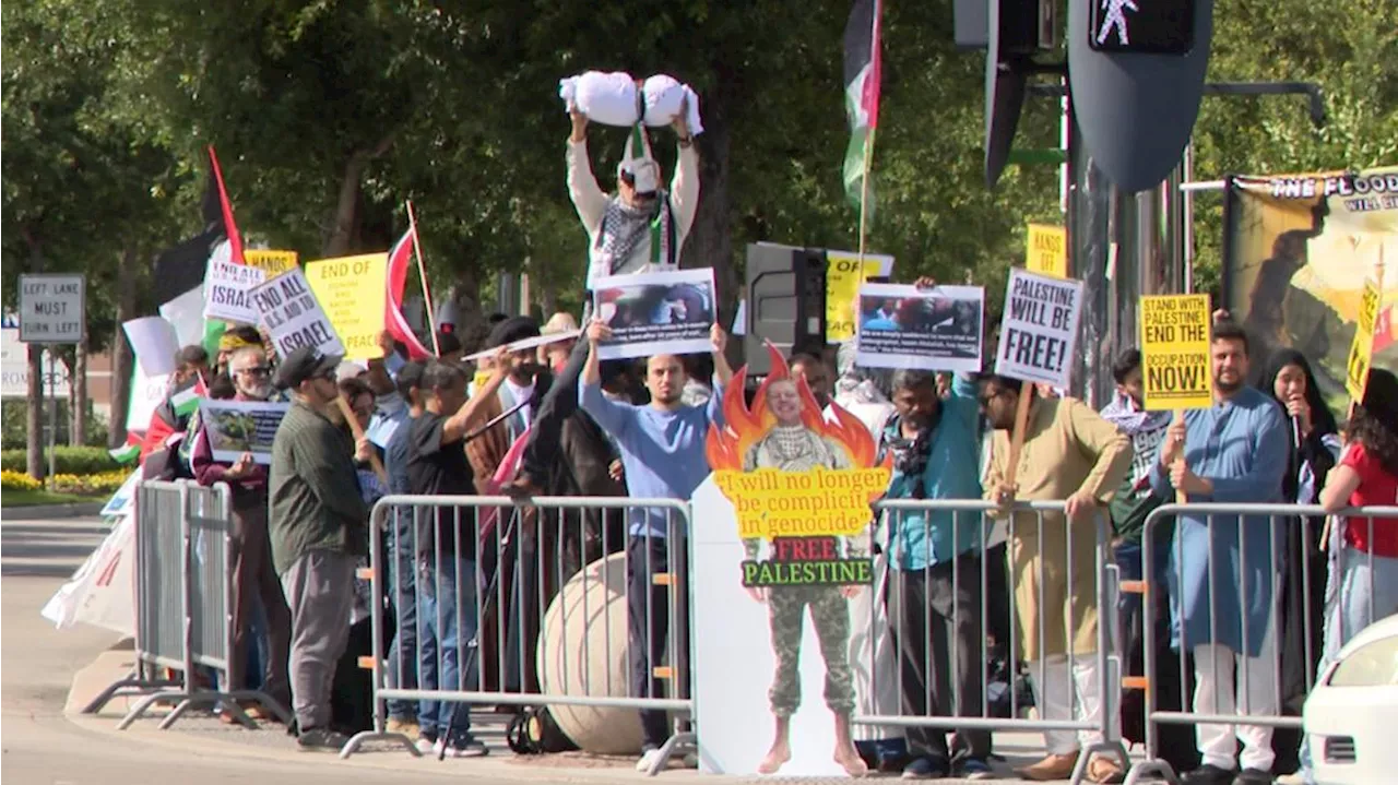 HPD: 3 people arrested during pro-Palestinian protest in Galleria area