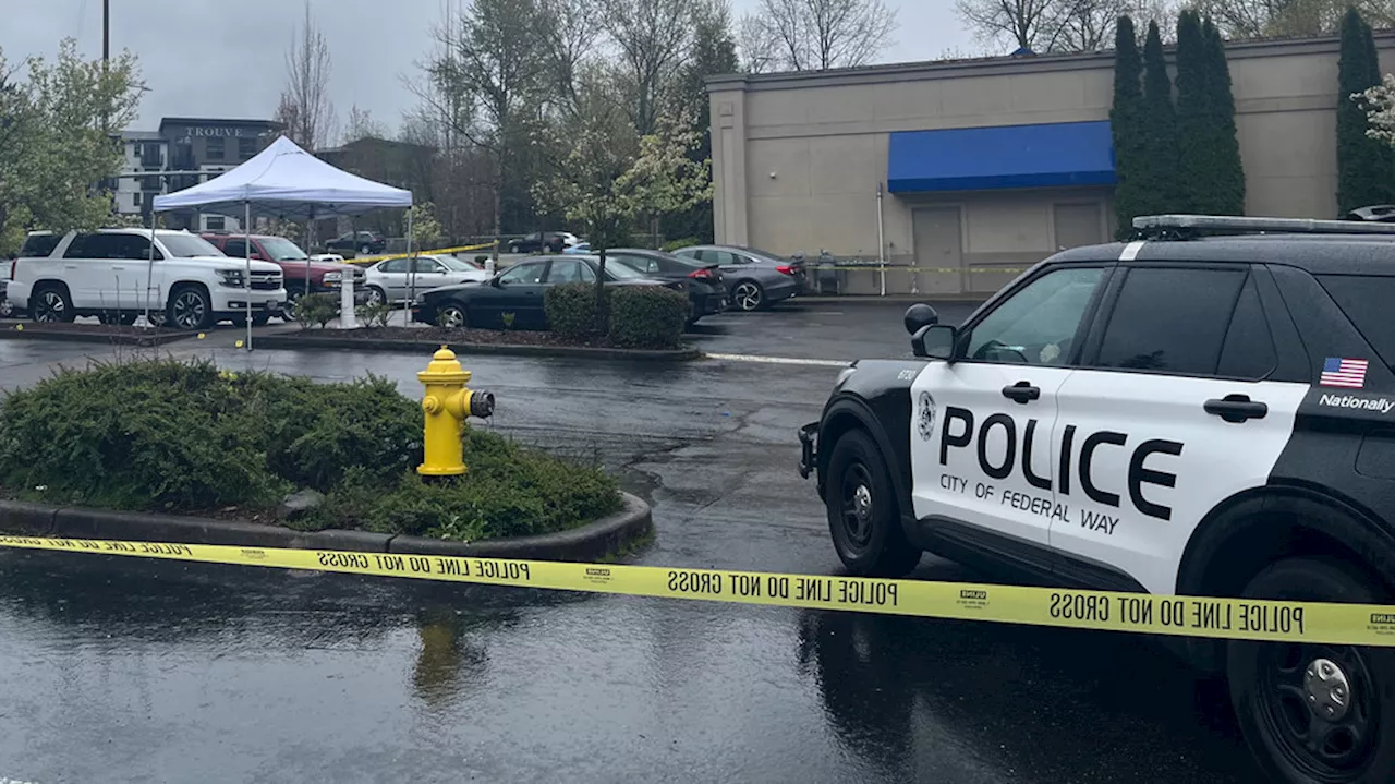 Suspect at large after 2-year-old dies from crossfire in shootout outside Federal Way IHOP