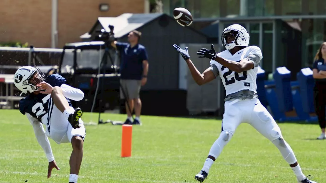 Jojo Phillips, the unquestioned spring breakout, has BYU receivers locked and loaded