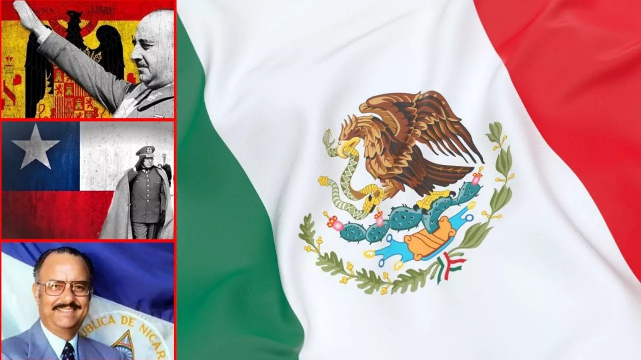 México ha roto relaciones con la España de Franco, Chile de Pinochet y Nicaragua de Somoza