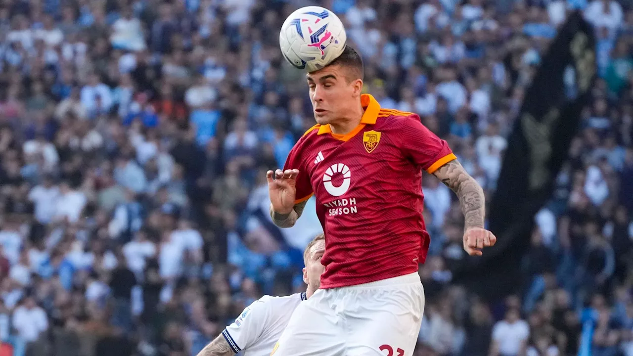 Derby Roma-Lazio, decide Mancini di testa: i giallorossi vincono 1-0