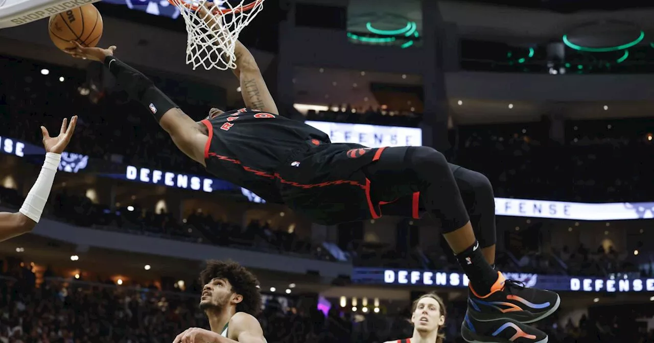 Raptors snap 15-game losing streak with win over Bucks