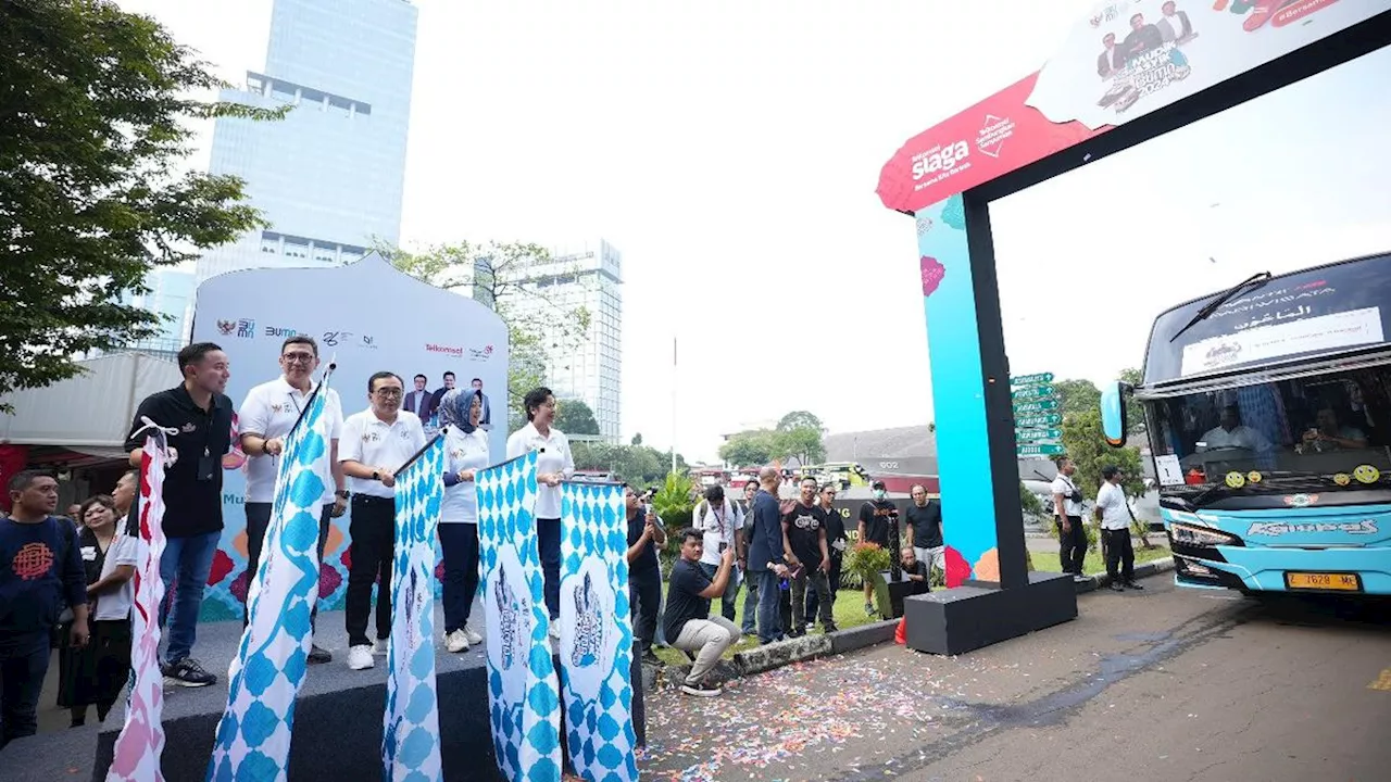 Indibiz Bersama Telkom Group Berangkatkan 1.000 Peserta Mudik Lebaran 2024