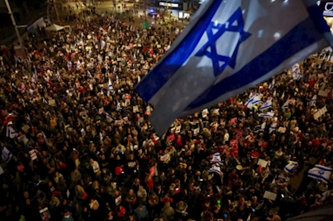 Israelis rally against Netanyahu as Gaza war reaches half-year mark