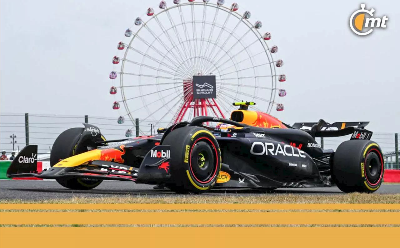 Max Verstappen y Checo Pérez hacen el 1-2 en las terceras prácticas libres en Japón