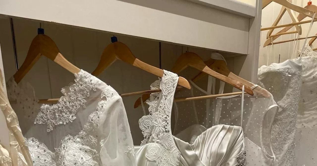 Best finds at charity superstore with wedding dresses for under £100