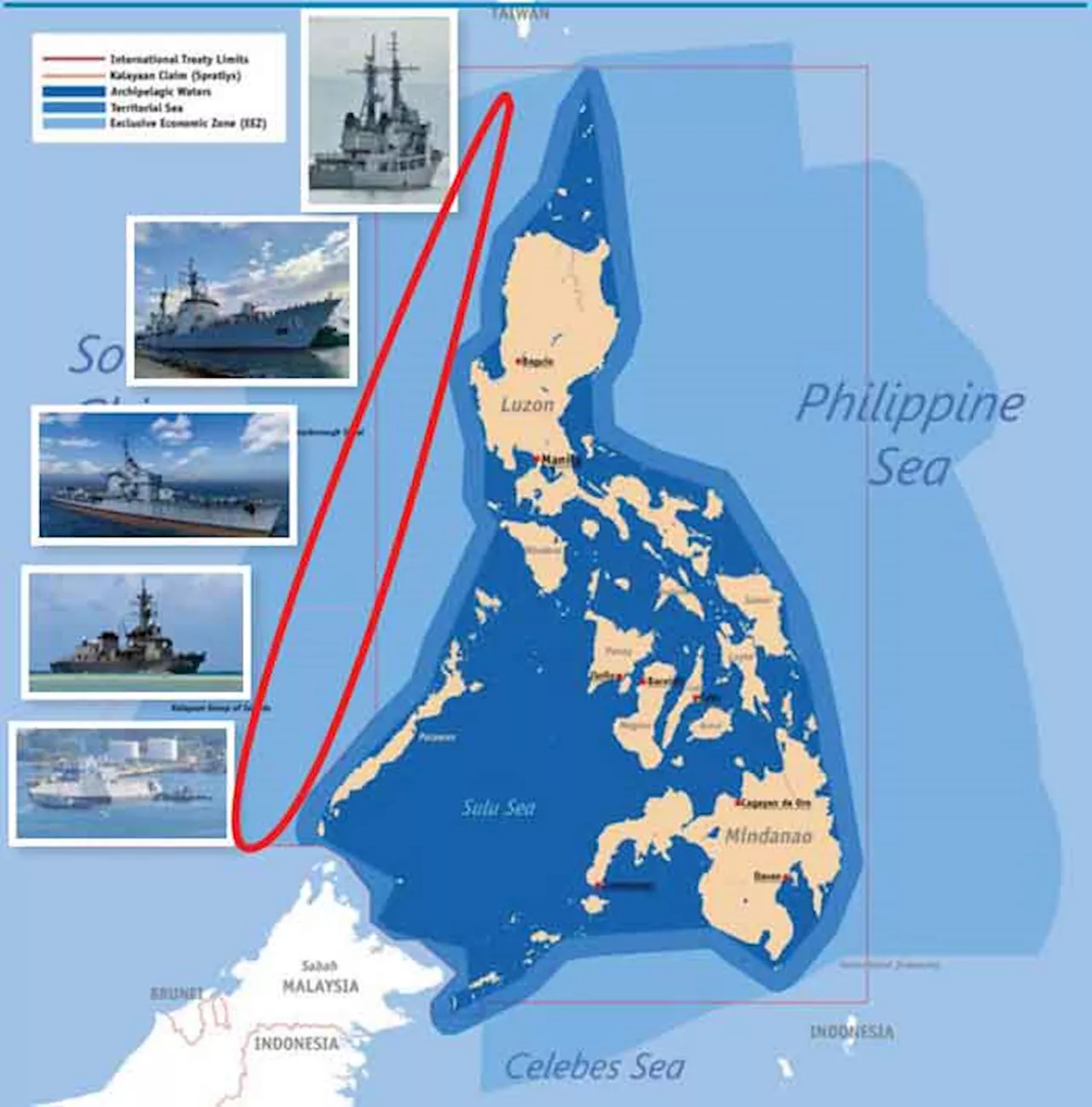 Naval Ships from Philippines, US, Australia, and Japan to Hold Joint Drills in South China Sea