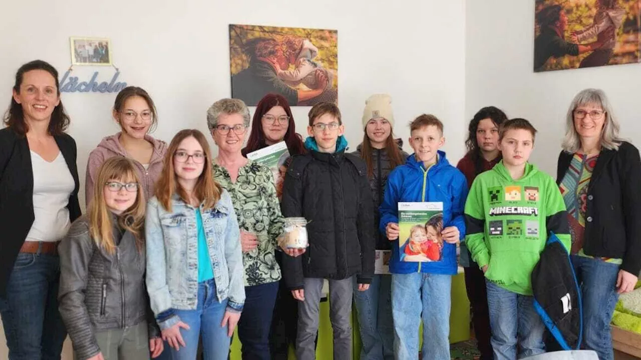 Eschenauer Firmlinge sammelten für das Mutter-Kind-Haus in St. Pölten