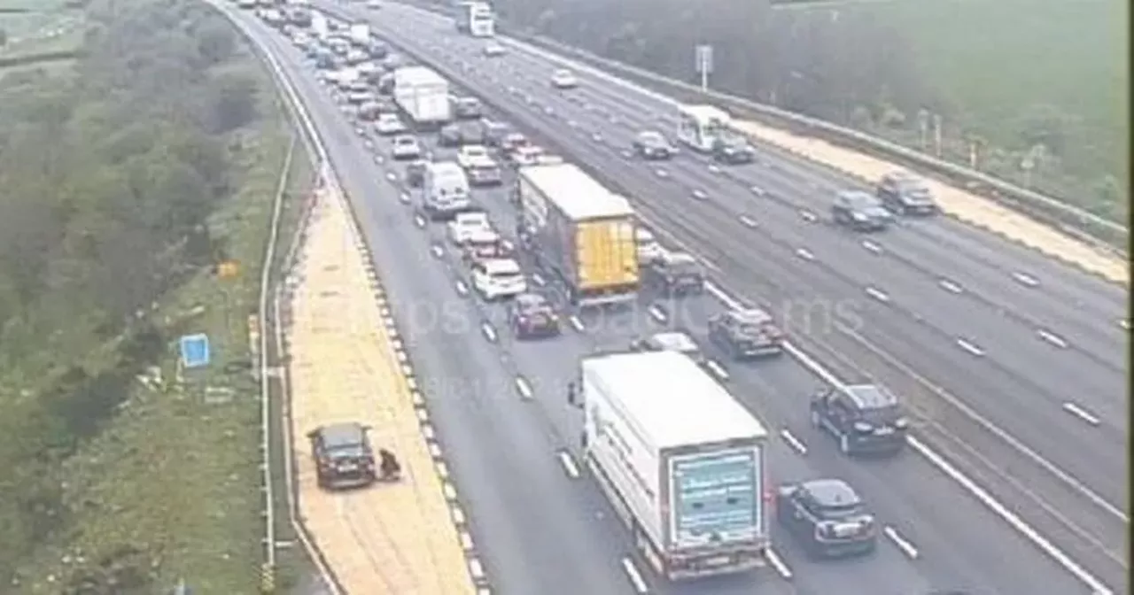 M1 Delays After Car Fire; Luke Maxwell Wanted for Recall to Prison