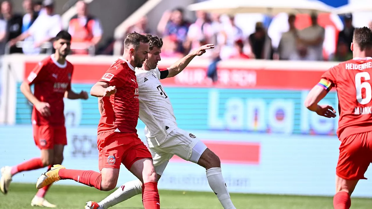 2:0-Führung verspielt: FC Bayern erlebt Debakel bei Aufsteiger Heidenheim