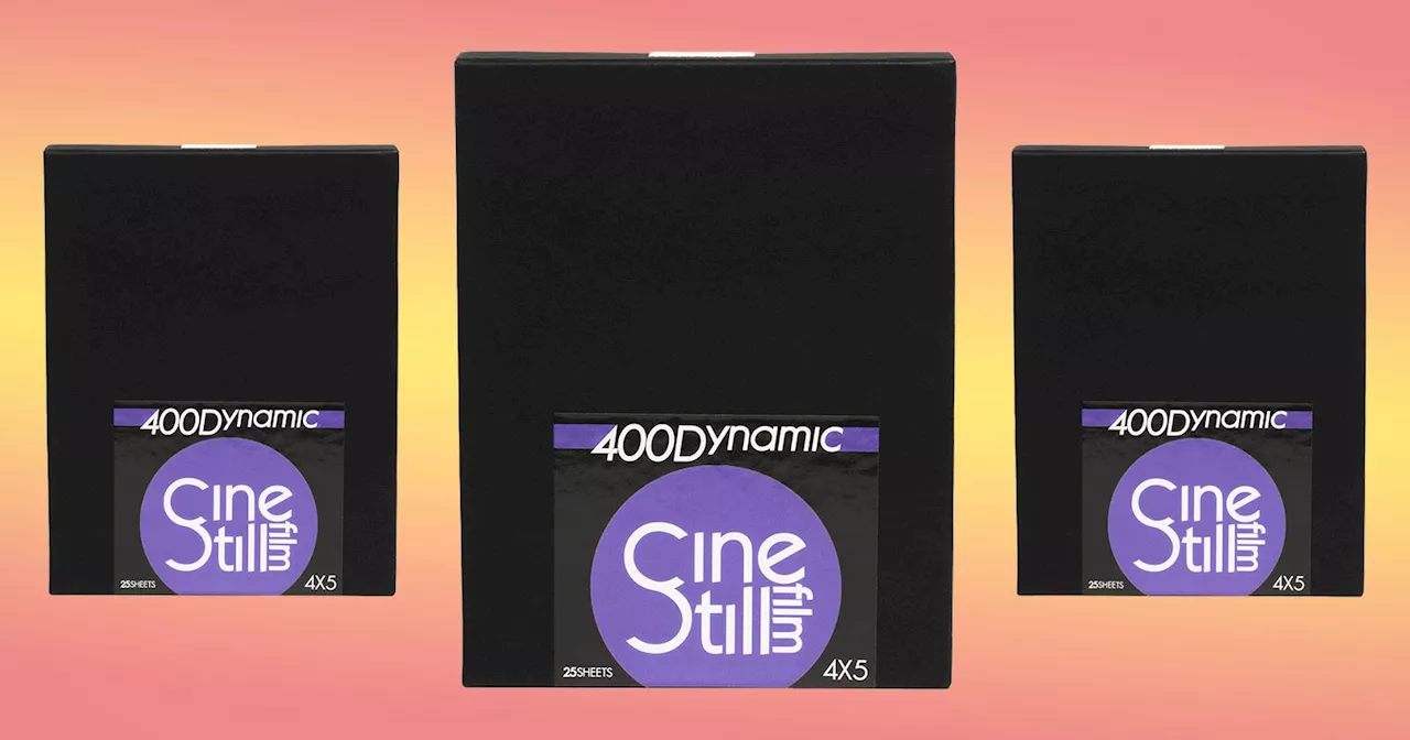 CineStill Expands Offerings with 4x5 Large Format Sheets of CineStill 400D Film