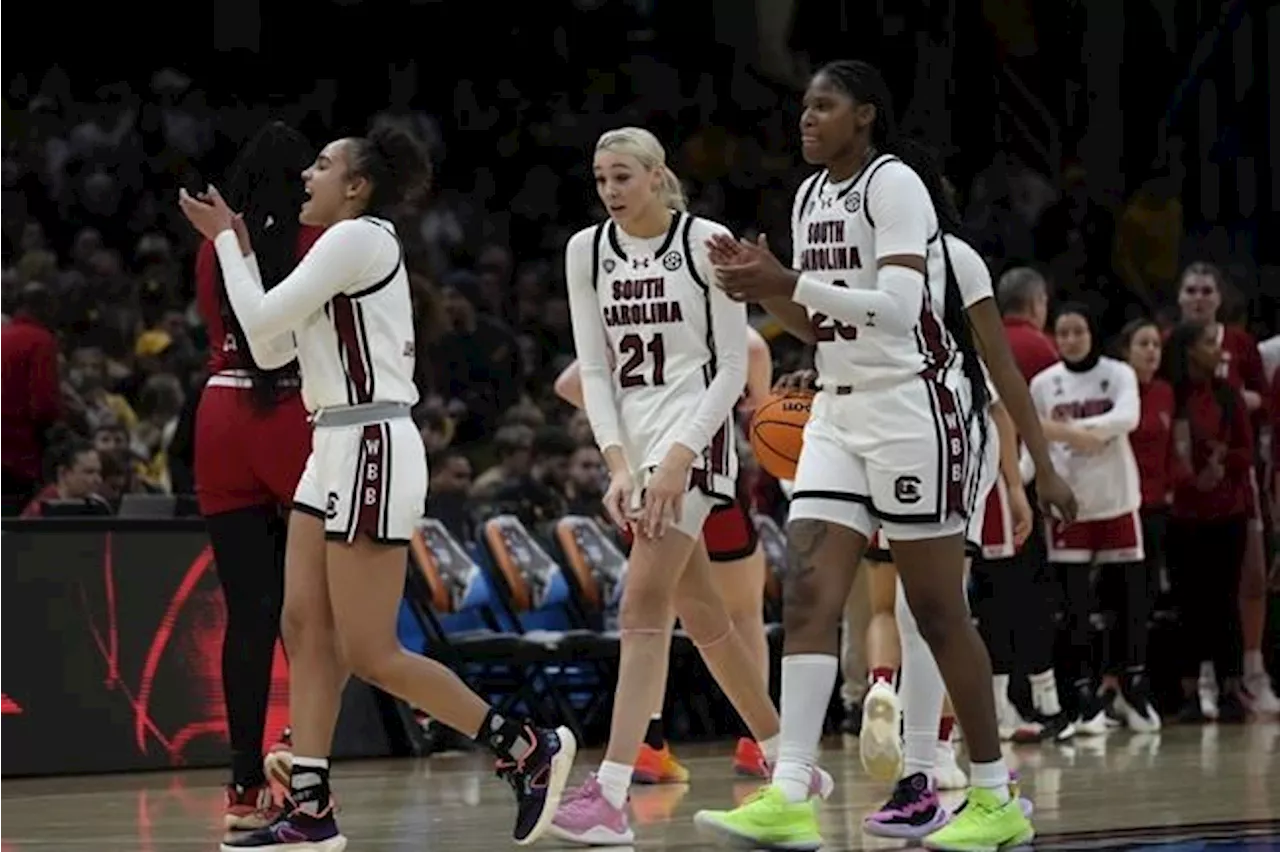 South Carolina women stay perfect, surge past N.C. State 78-59 to reach NCAA title game