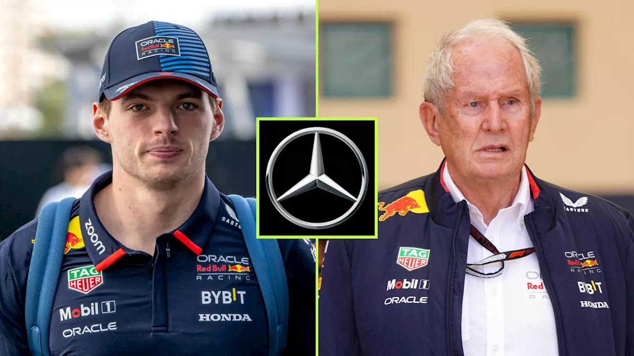 Helmut Marko's 'ask Toto Wolff' quip as Max Verstappen to Mercedes rumours continue