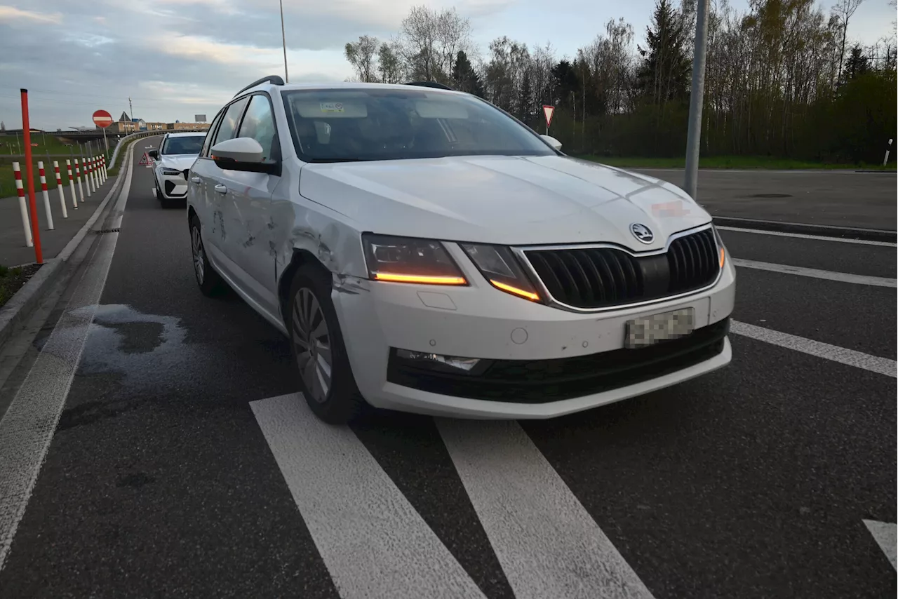 Autounfall auf der Autobahn A1