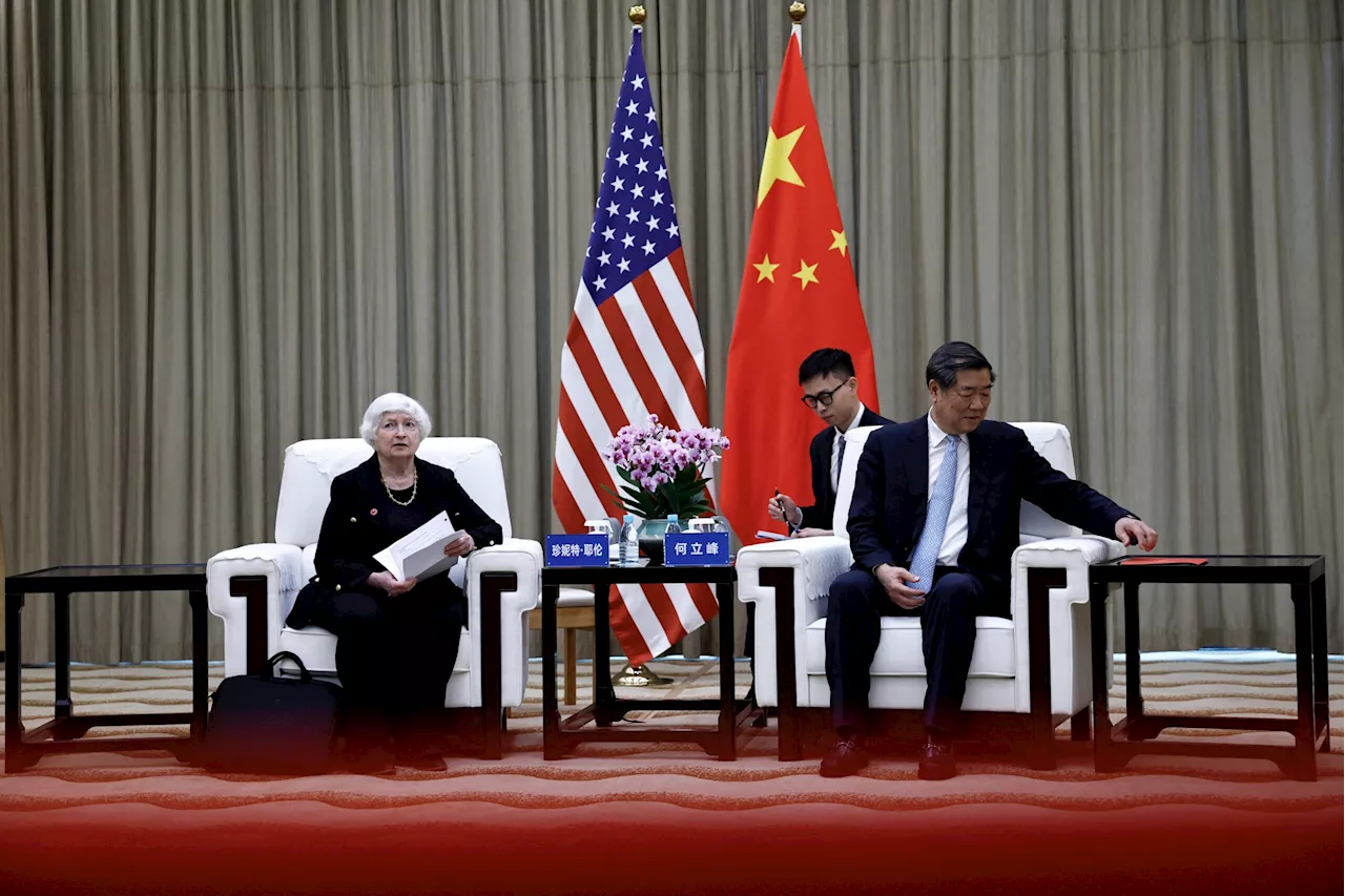 US Treasury Secretary Yellen and Chinese Vice Premier Hold Bilateral Meeting