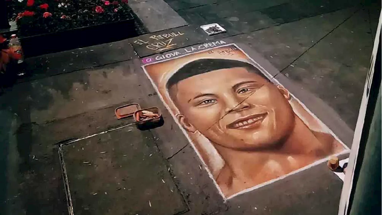 ¡Homenaje al campeón! Artista pinta a 'Pitbull' Cruz en las calles de la CDMX