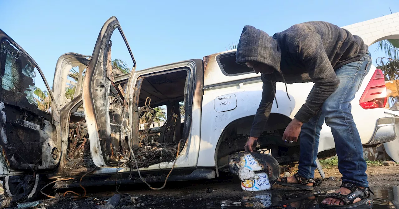 Israel fires two officers after finding grave errors in strike on aid workers
