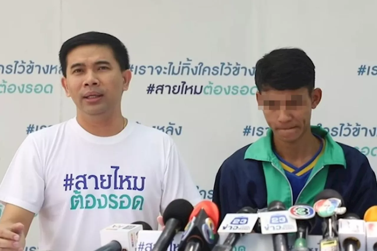 'หนุ่มไรเดอร์'​ ร้อง​' สายไหมต้องรอด​' ถูกคนขับรถบรรทุกไล่ฟันศีรษะฉุนบีบแตรใส่