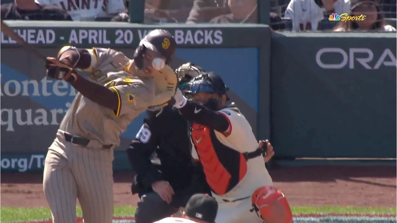 Giants' Tyler Rogers Strikes Out Padres Player on Slider That Hit His Face