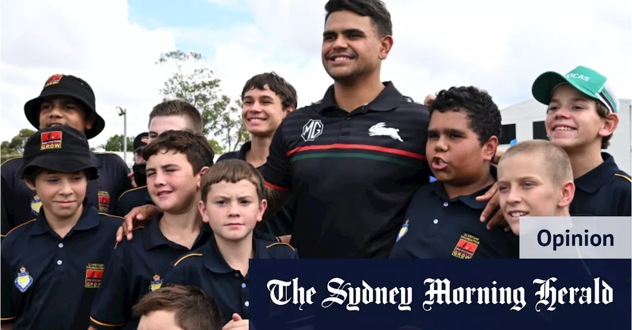 The moment Latrell Mitchell stopped the NSW premier in his tracks