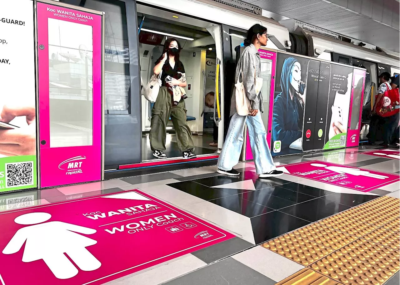 Women's Coach Service for MRT Putrajaya Line to Begin on Monday