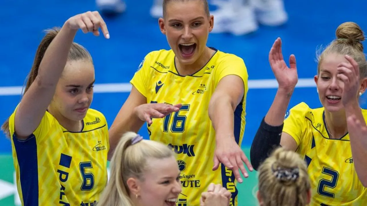 Volleyball-Meisterschaft: Sieg gegen Potsdam: Schweriner Volleyballerinnen in Finale