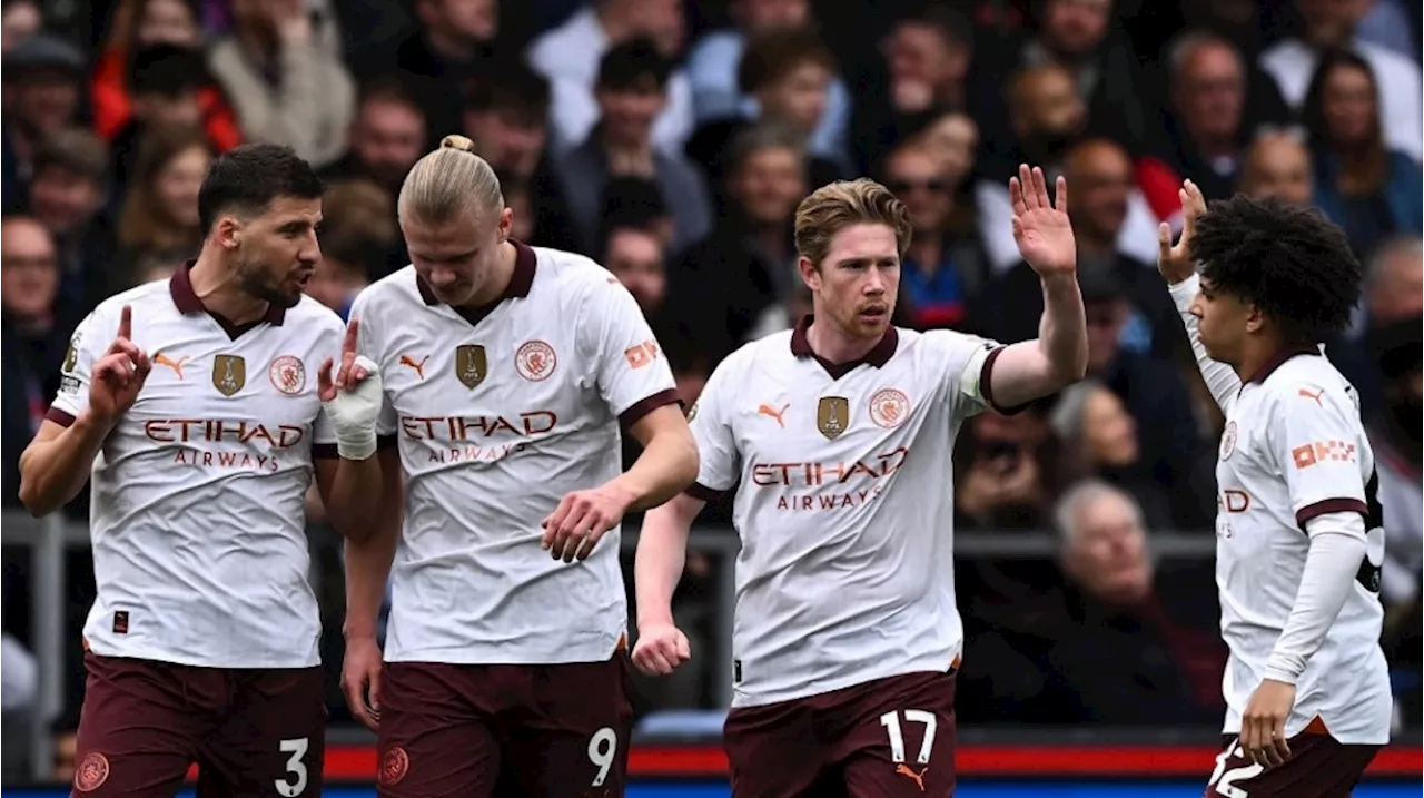 Hasil Liga Inggris: Manchester City Comeback Lumat Crystal Palace 4-2, Kevin De Bruyne Cetak Brace!