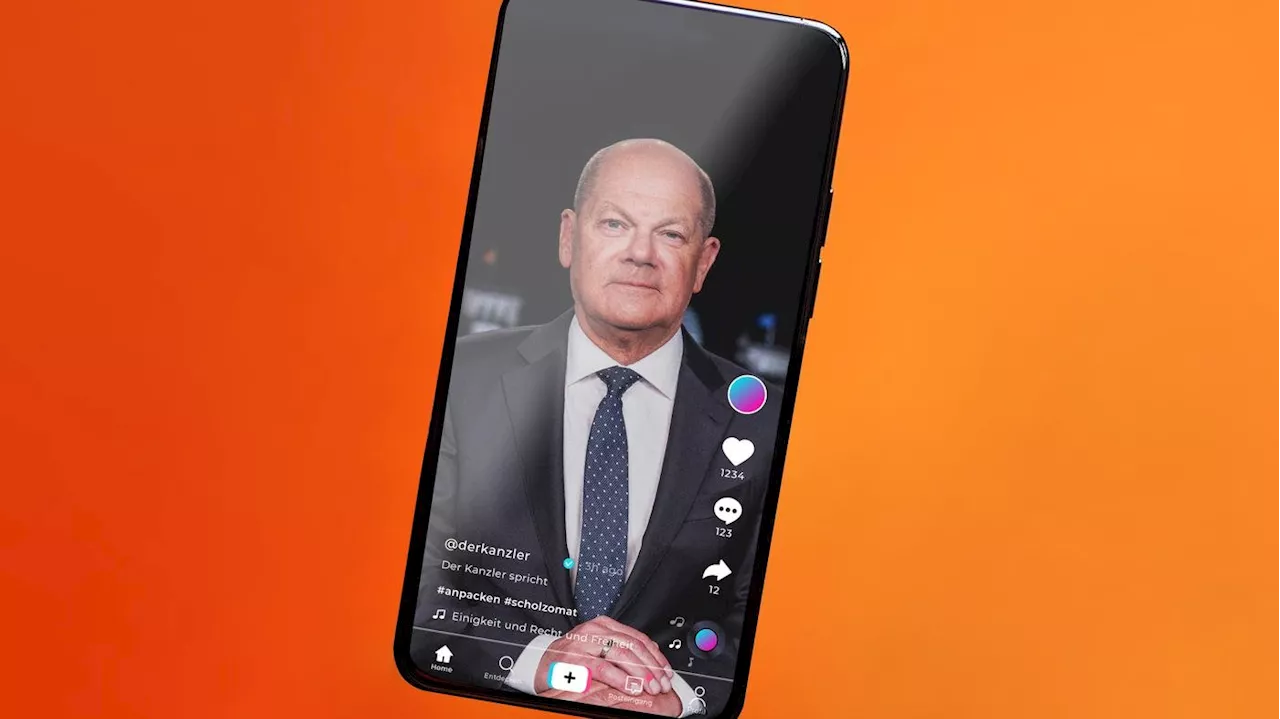 China auf dem Kanzlerhandy?: Diese Gefahren birgt der Tiktok-Auftritt von Olaf Scholz