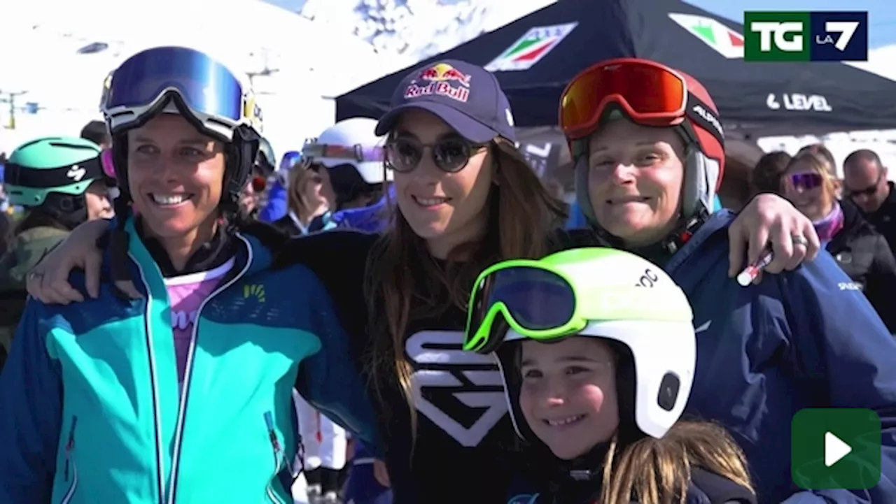 Elena Fanchini, a Ponte di Legno il ricordo con Sofia Goggia e le sciatrici azzurre